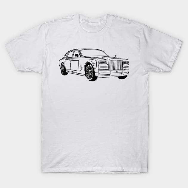 Luxury Car T-Shirt by Svetlana Pelin